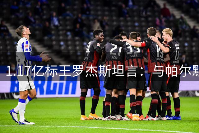 1.17亿标王罗杰斯坦言：与帕尔默并肩作战是加盟蓝军最大动力